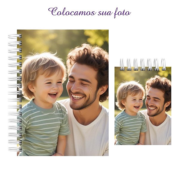 Kit Caderno + Bloquinho Dia dos Pais