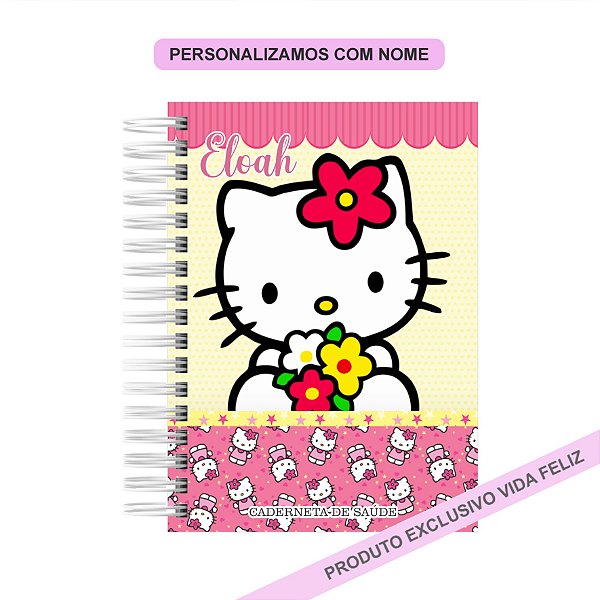 Caderneta de Saúde/Vacinação Hello Kitty
