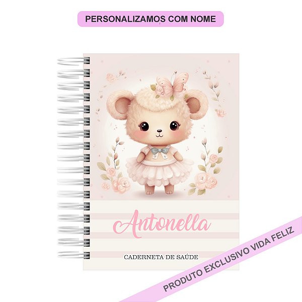 Caderneta de Saúde/Vacinação Ovelhinha Rosa