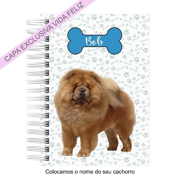 Caderneta Pet Cachorro Chow Chow