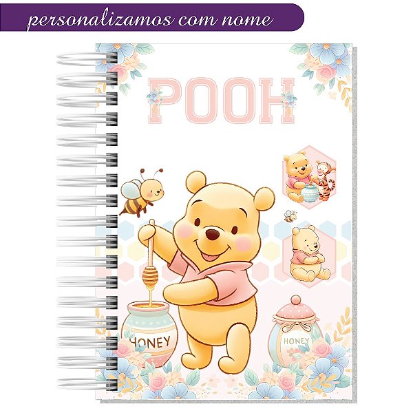 Caderno Personalizado Urso Pooh