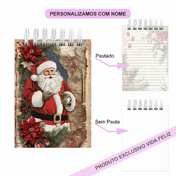 Bloquinho de Anotações Natal