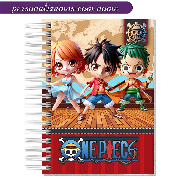 Caderno Personalizado One Piece