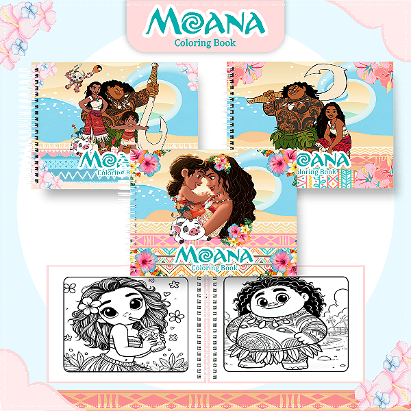 Livro de Colorir Moana DGA