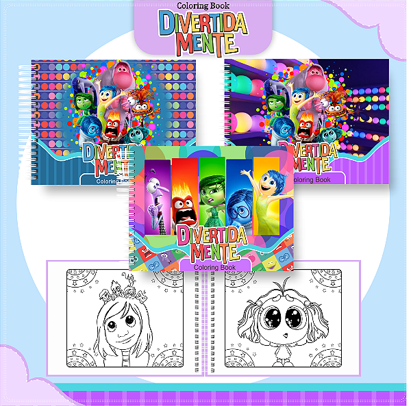 Livro de Colorir Divertida Mente DGA