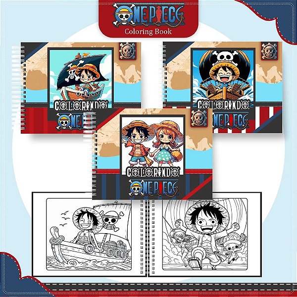 Livro de Colorir One Piece