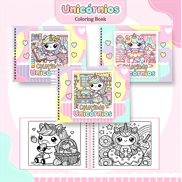Livro de Colorir Unicórnio