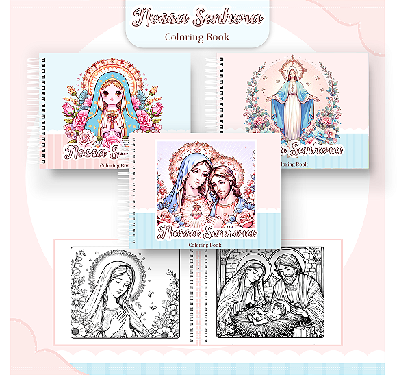 Livro de Colorir Nossa Senhora