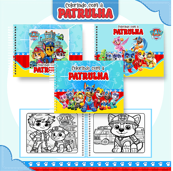 Livro de Colorir Patrulha Canina