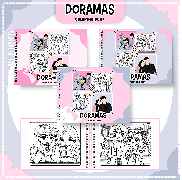 Livro de Colorir Doramas