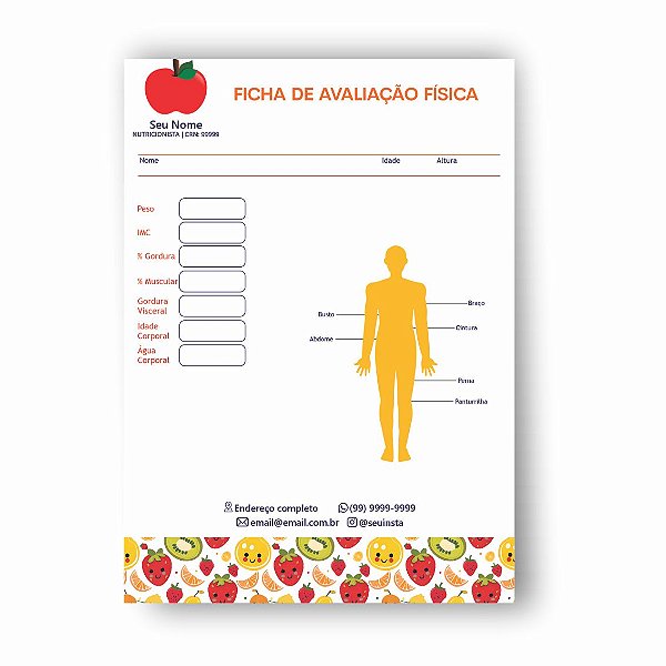 Avaliação Física Nutricionista Personalizado