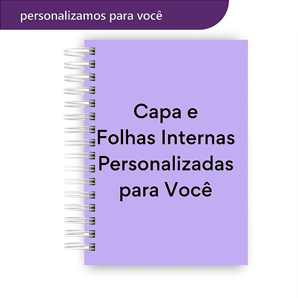 Agenda 2026 Capa e Páginas Personalizadas