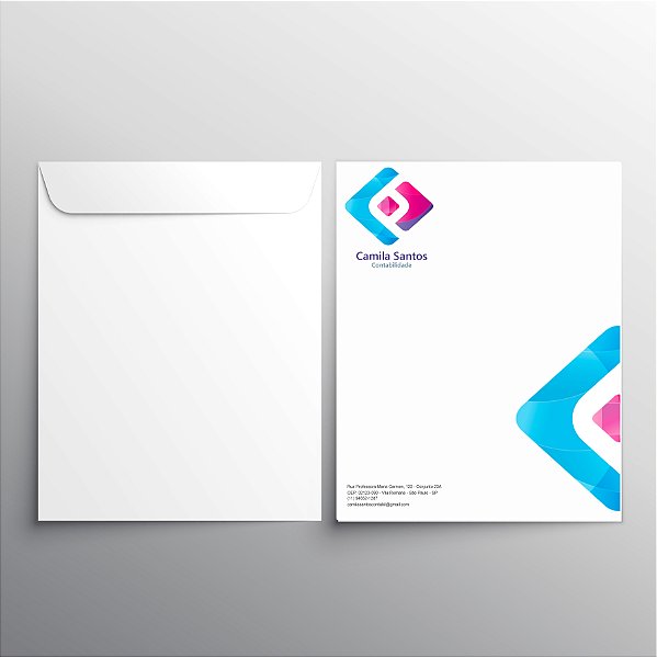 Envelope A4 | Personalizado | Kit com 50 Unidades