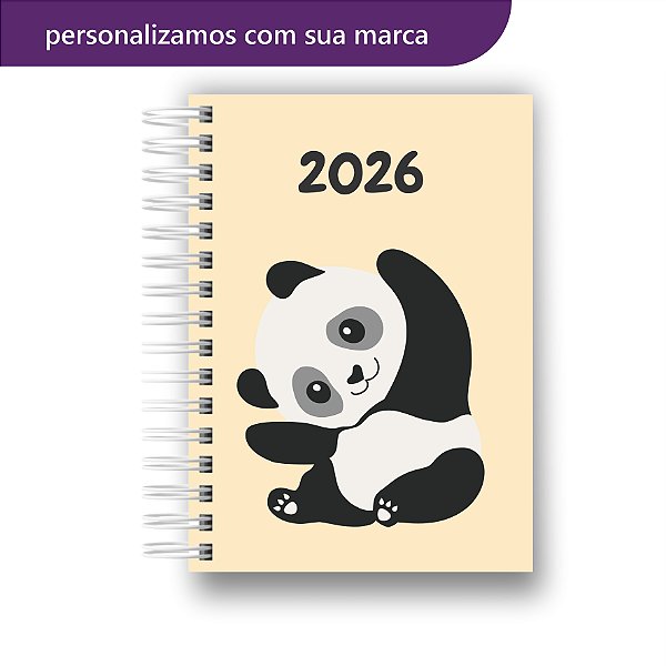 Agenda 2026 | Personalizada | Panda | Com Nome