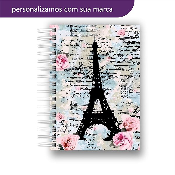 Agenda 2026 | Personalizada | Paris| Vintage | Com Nome
