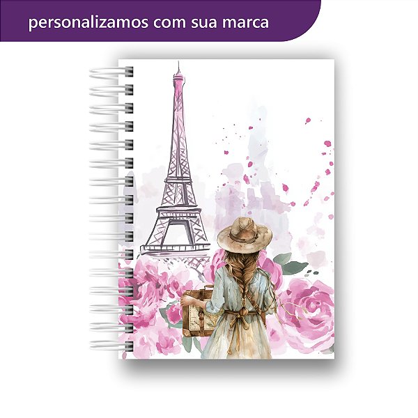 Agenda 2026 | Personalizada | Paris| Vintage | Com Nome