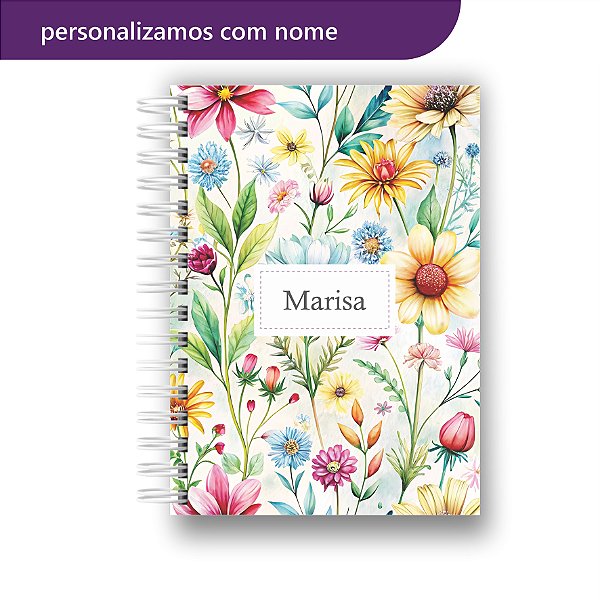 Agenda 2026 | Personalizada | Floral | Delicada | Com Nome