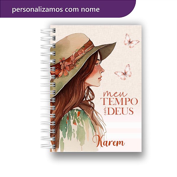 Agenda 2026 | Personalizada | Meu Tempo Com Deus | Fé | Com Nome