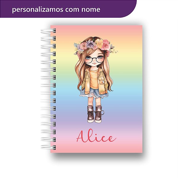 Agenda Escolar | Personalizada | Menininha | Candy | Colocamos Nome na Capa