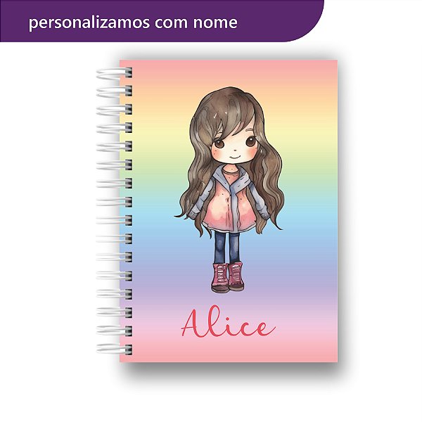 Agenda Escolar | Personalizada | Menininha | Candy | Colocamos Nome na Capa