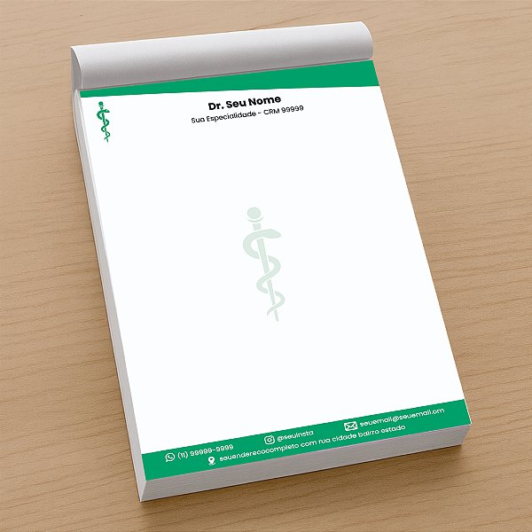 Receituário Médico Personalizado Todas as Especialidades