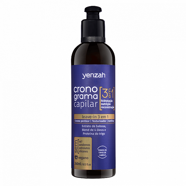 Yenzah  Leave-in Cronograma Capilar 3 em 1 - 240ml