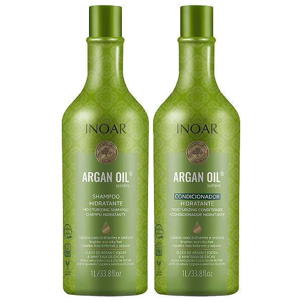 Inoar Argan Oil System Hdratante - 2x1Litro