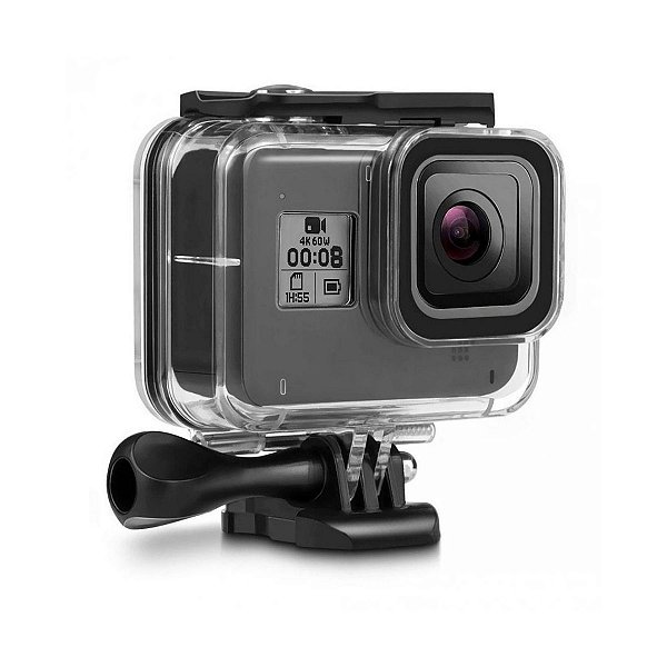 CAIXA ESTANQUE PADRÃO PARA GOPRO HERO 8 BLACK- CASE WATERPROOF HOUSING - LPGCE81