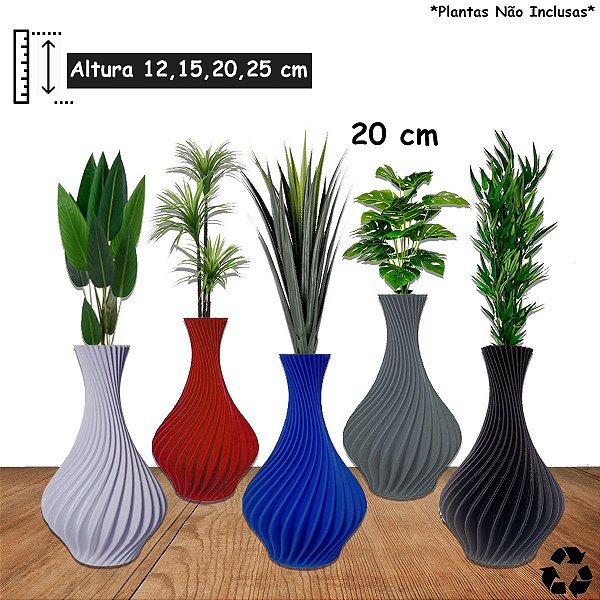 Vaso Viena Decoração Enfeite Vaso 3d 20cm Criativo Novo