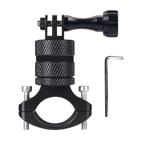 Suporte Todo em Aluminio P Gopro Bike Moto Tubos 360 Esporte