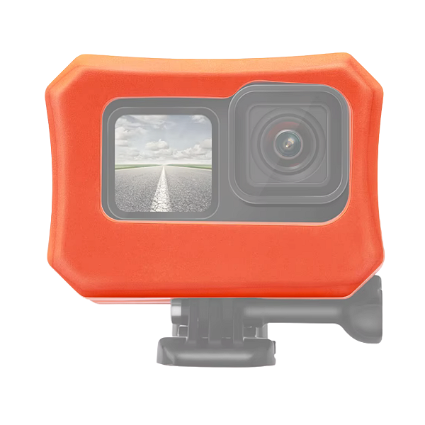Kit Case Flutuante Floaty Laranja P Gopro Hero 10 11 12 13
