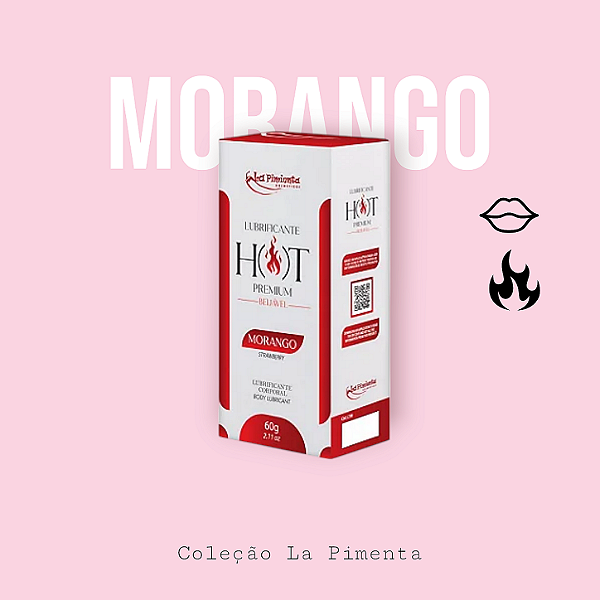 Lubrificante Hot Premium Morango