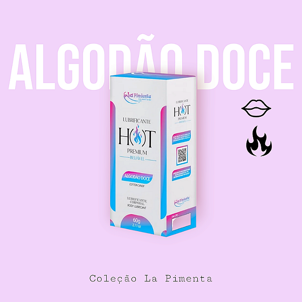 Lubrificante Hot Premium Algodão Doce