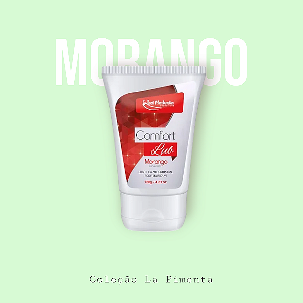 Lubrificante Comfort Lub Beijável Morango