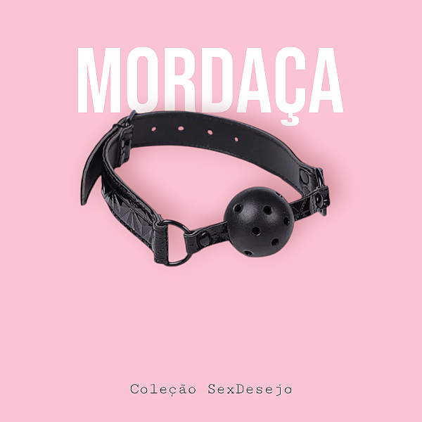 Mordaça Couro de Bola