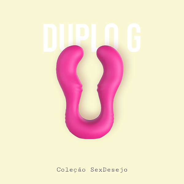 Duplo G - Vibrador de Ponto G e Clitóris / Flexível com Controle Remoto