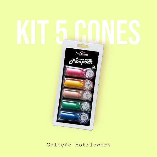 Kit 5 Cones para Pompoarismo