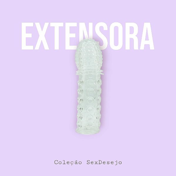 Capa Peniana Extensora com Textura - 15 cm