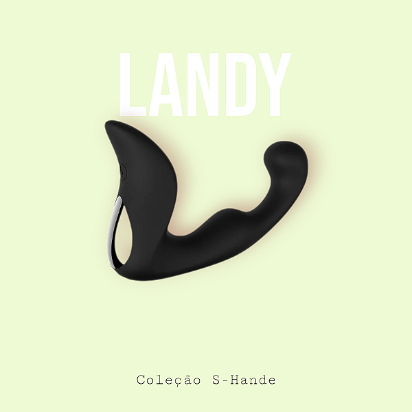 Landy - Estimulador de Próstata Triplo Vibro com 9 Vibrações - S-Hande