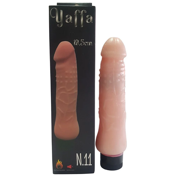 Pênis Vibrador Cyber Skyn 19,9 X 4Cm Yaffa