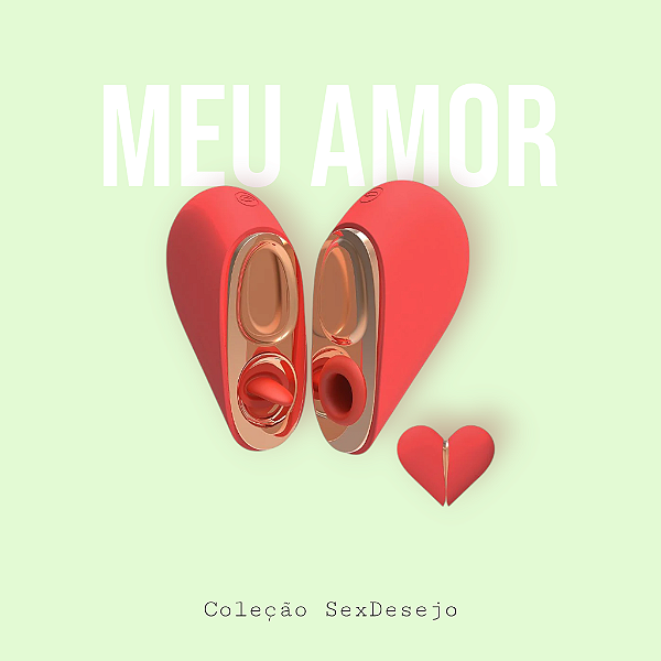Meu Amor - Coração com Pulsação e  Língua