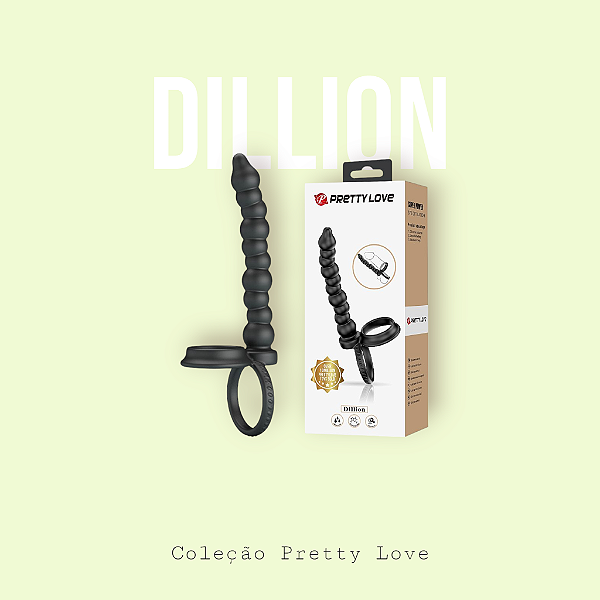 Dillion - Anel Companheiro com Plug Escalonado - Pretty Love