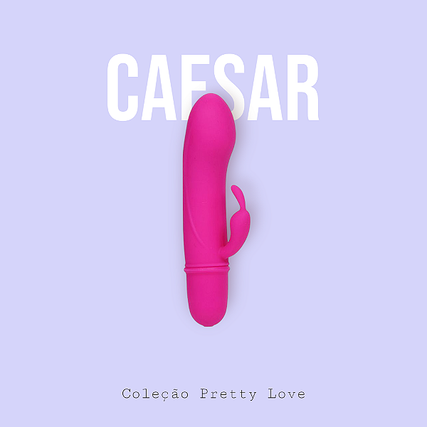 Vibrador Puro Silicone. 10 níveis de vibração - Caesar - Pretty Love