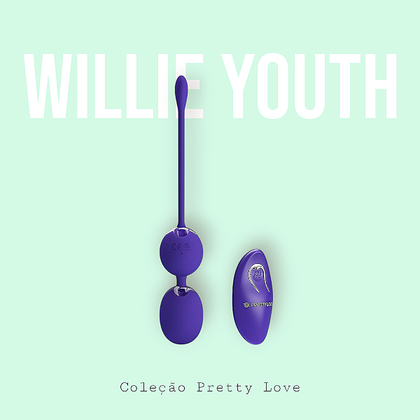 Willie Youth - Bolas de Pompoarismo com Controle Remoto - Pretty Love