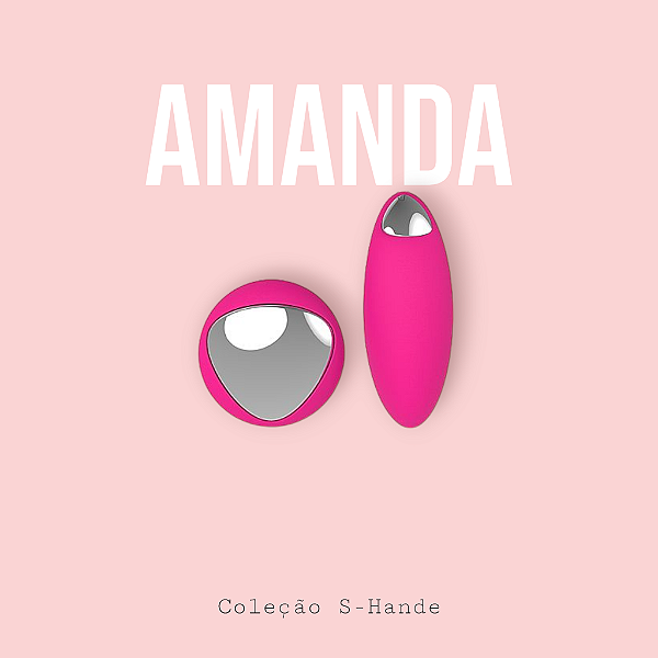 Amanda - Bullet Duplo Vibrador - Vibro no Controle e no Bullet - 9 Vibrações - S-Hande
