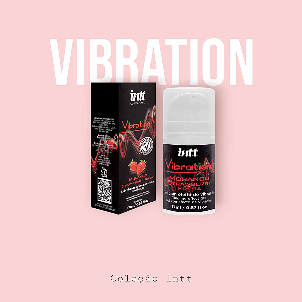 Vibration Gel Aromático Vibração Hot Morango - Intt