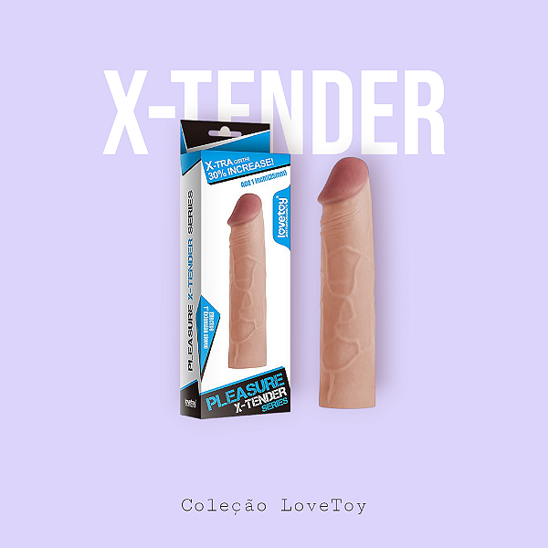 Capa Peniana Cyberskin 17x4 cm Pele - Lovetoy