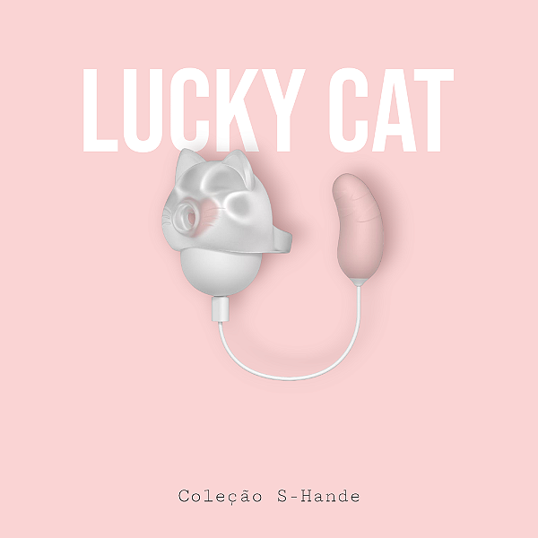Vibrador de Clitóris - Formato de Pata com Bullet - Lucky Cat Pro2 - S-Hande