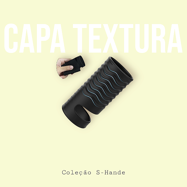 Capa Peniana com textura - 8,2x4,1 cm - S-Hande