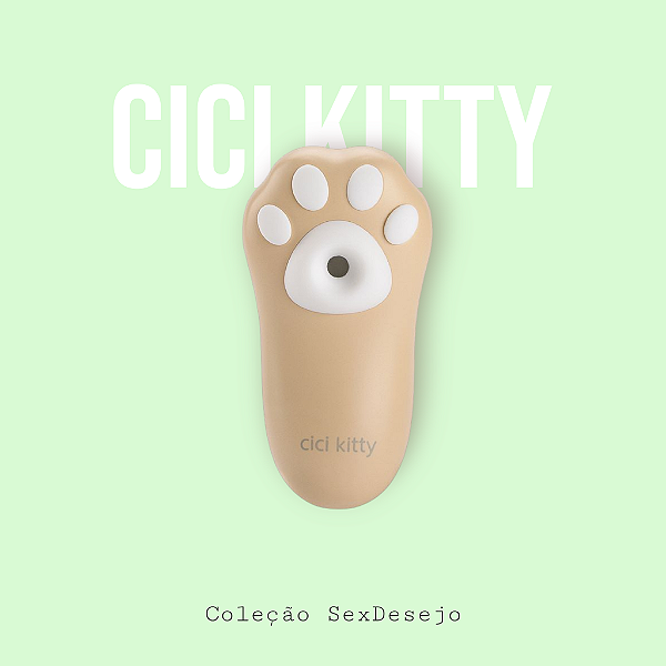 Vibrador de Clitóris com Pulsação - Formato de Pata